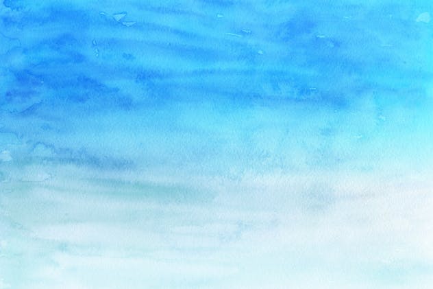 冬天冰雪水彩背景套装Vol.2 Winter Watercolor Backgrounds 2插图(7)