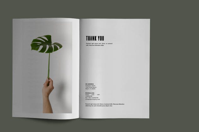 产品目录合作案例演示画册设计模板 Pochinky – Brochure Template插图(4)