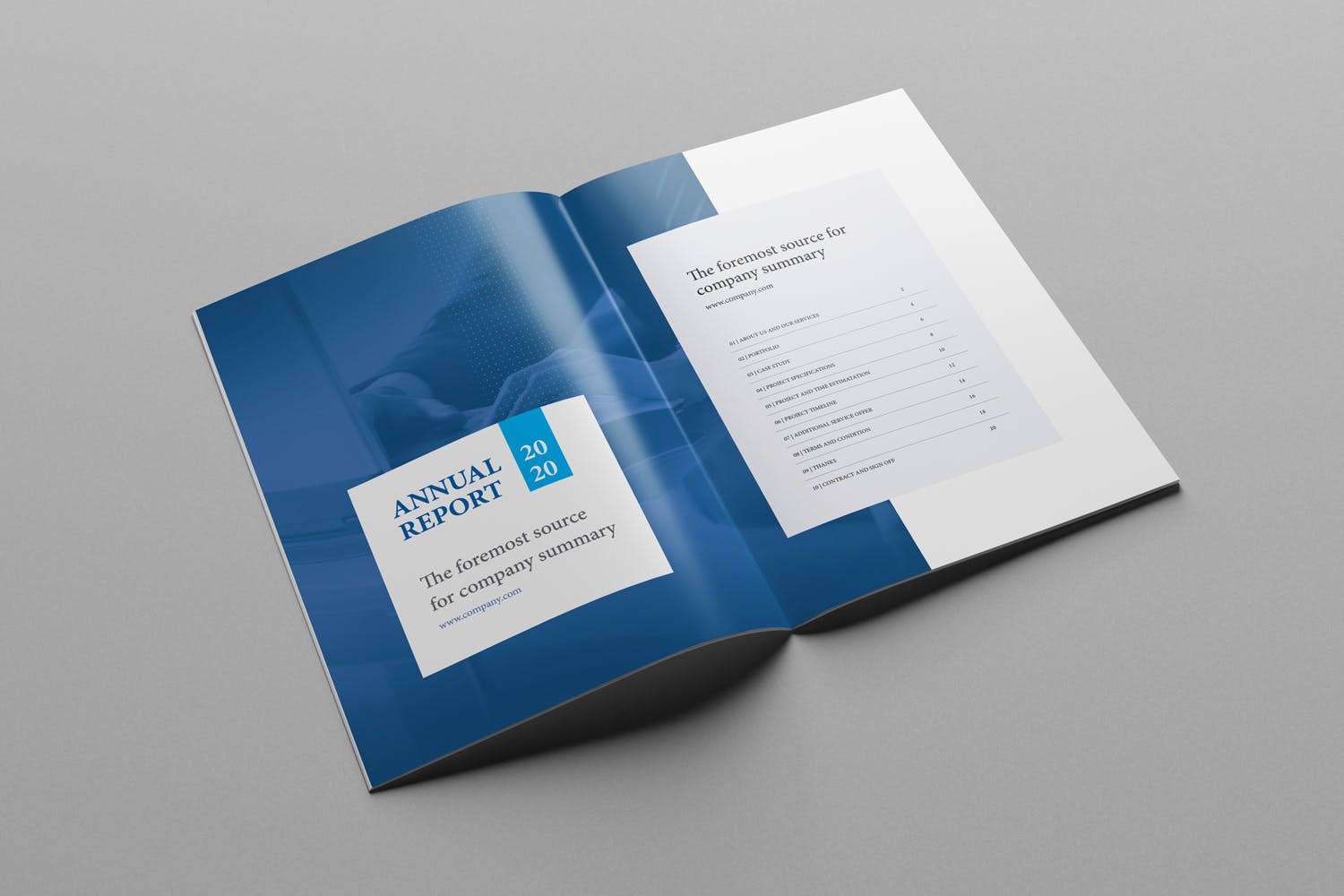 2019-2020年企业年度报告书设计模板 Annual Report 20 Pages插图(1)