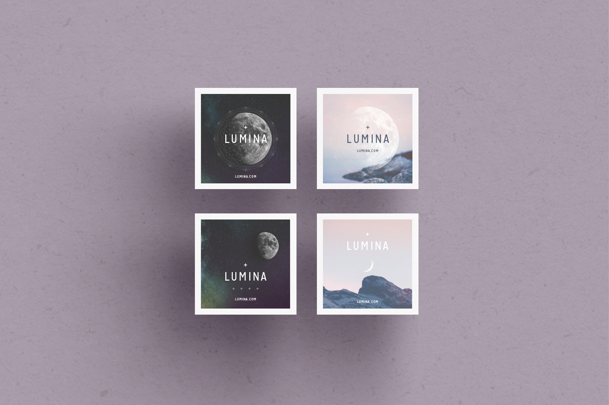 漂亮多用途信笺模板 LUMINA Letterhead + Comps插图3