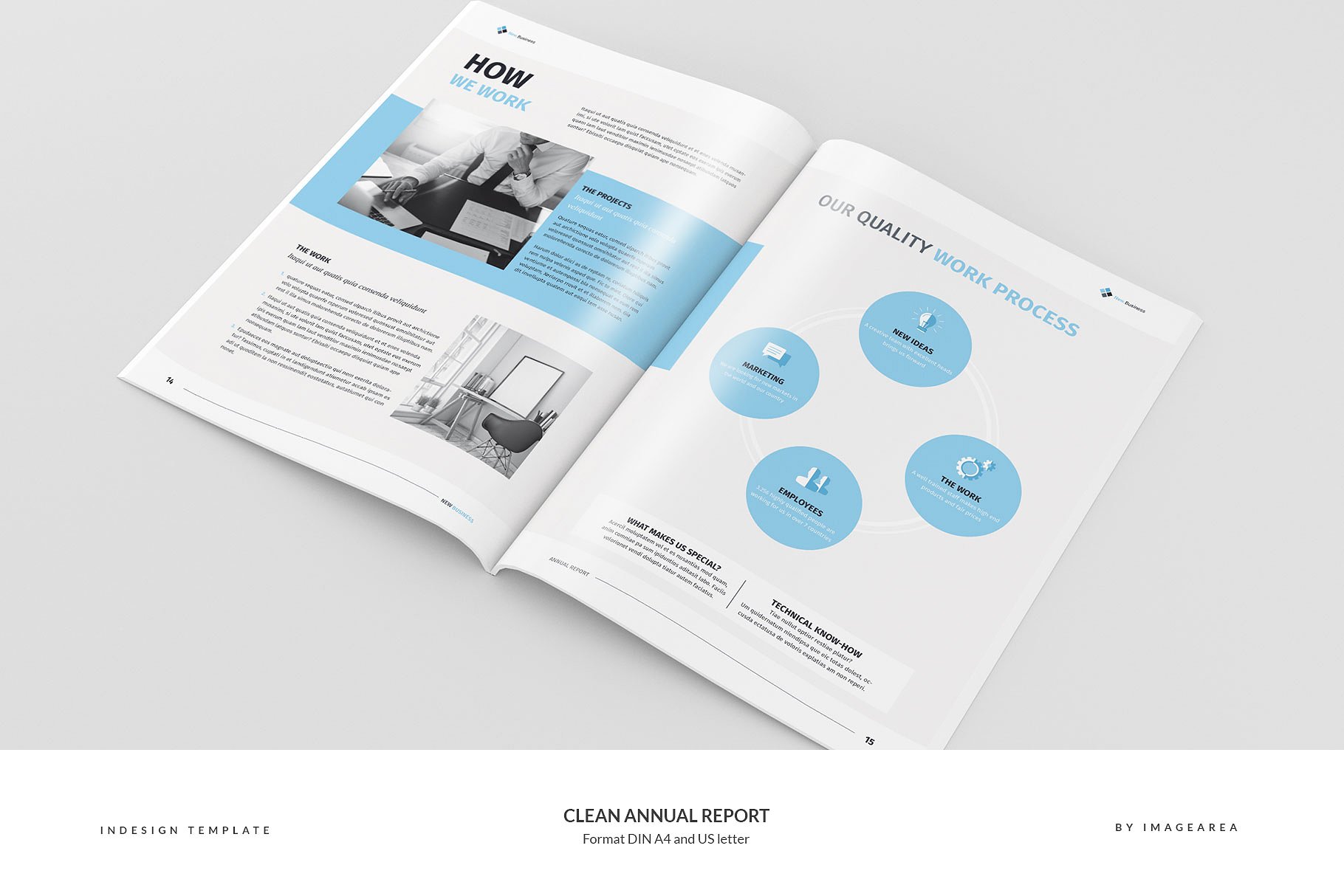 简洁专业的年报模板 Clean Annual Report插图(7)