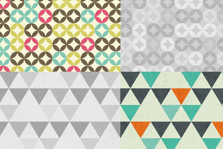 艺术几何图案重复纹理 Patterns Backgrounds插图(1)