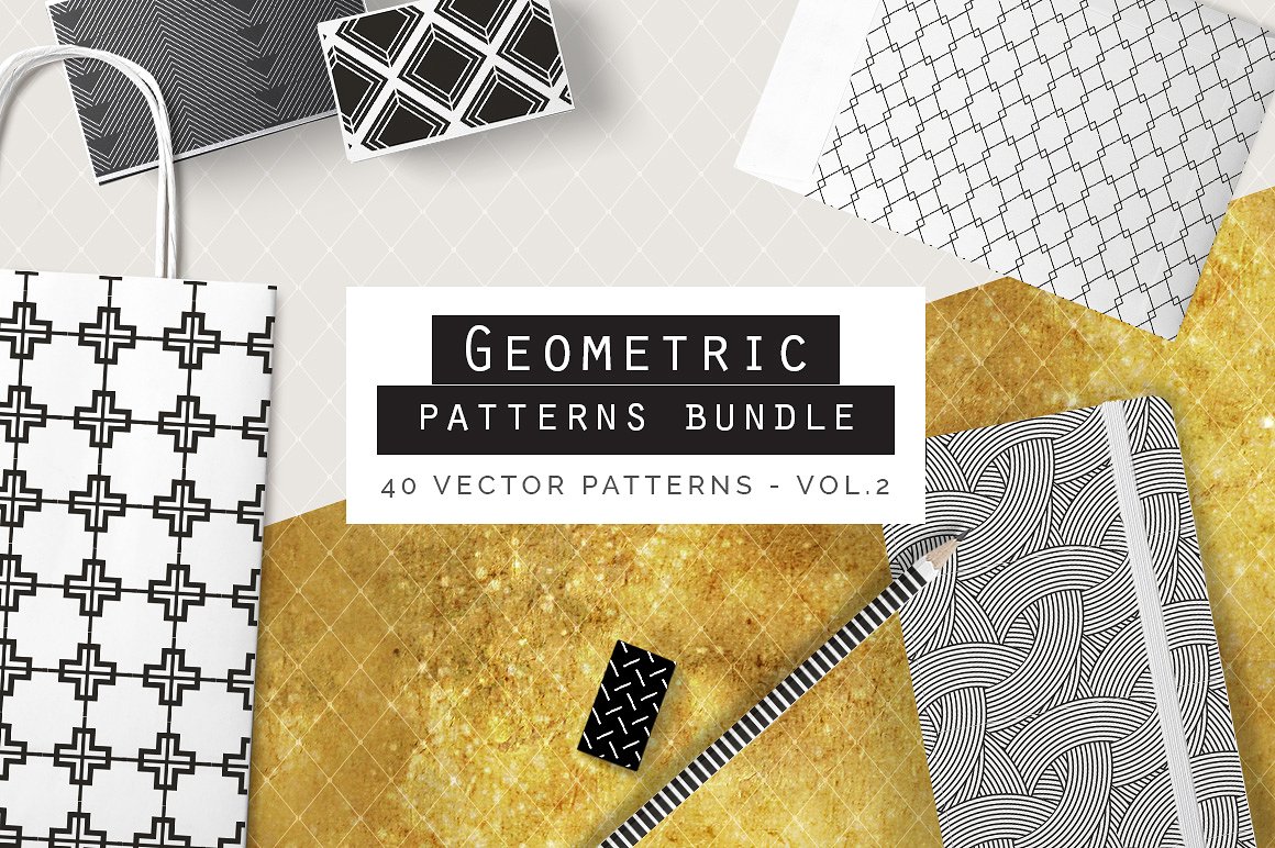 40款几何图案纹理 Geometric Pattern Collection – 2插图