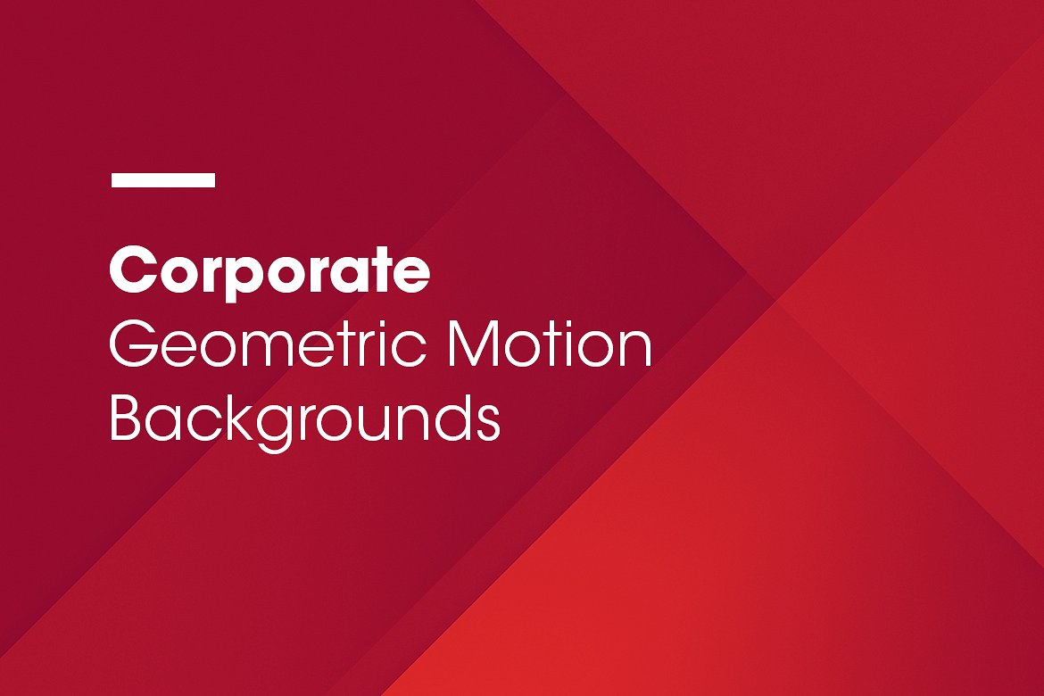抽象几何背景v1 Corporate | Motion Backgrounds | V01插图(2)