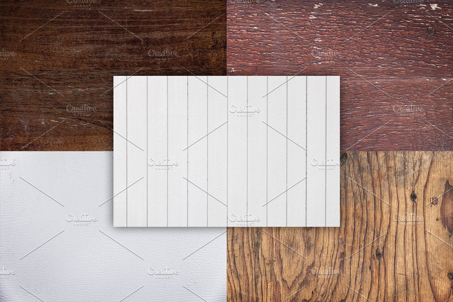 15款逼真真实木纹纹理合集4 Wood Textures Pack 4插图1