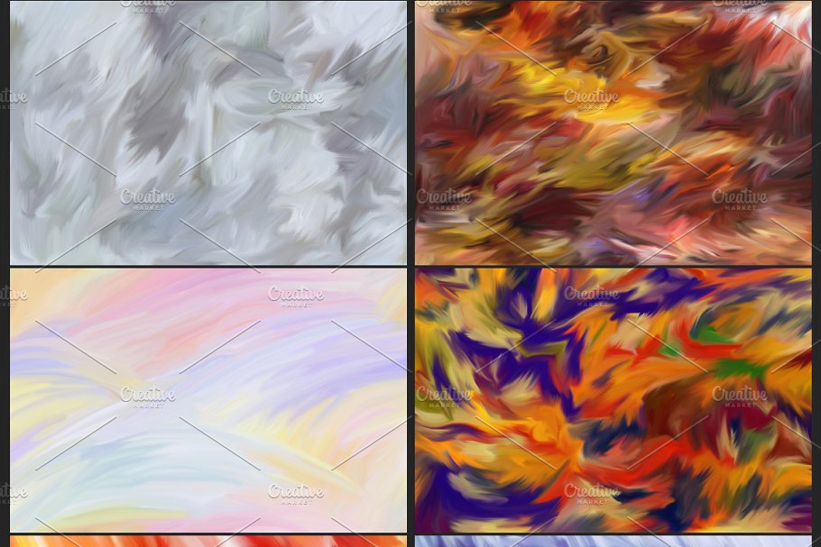 80款数码油画背景纹理 Paint Backgrounds插图(4)