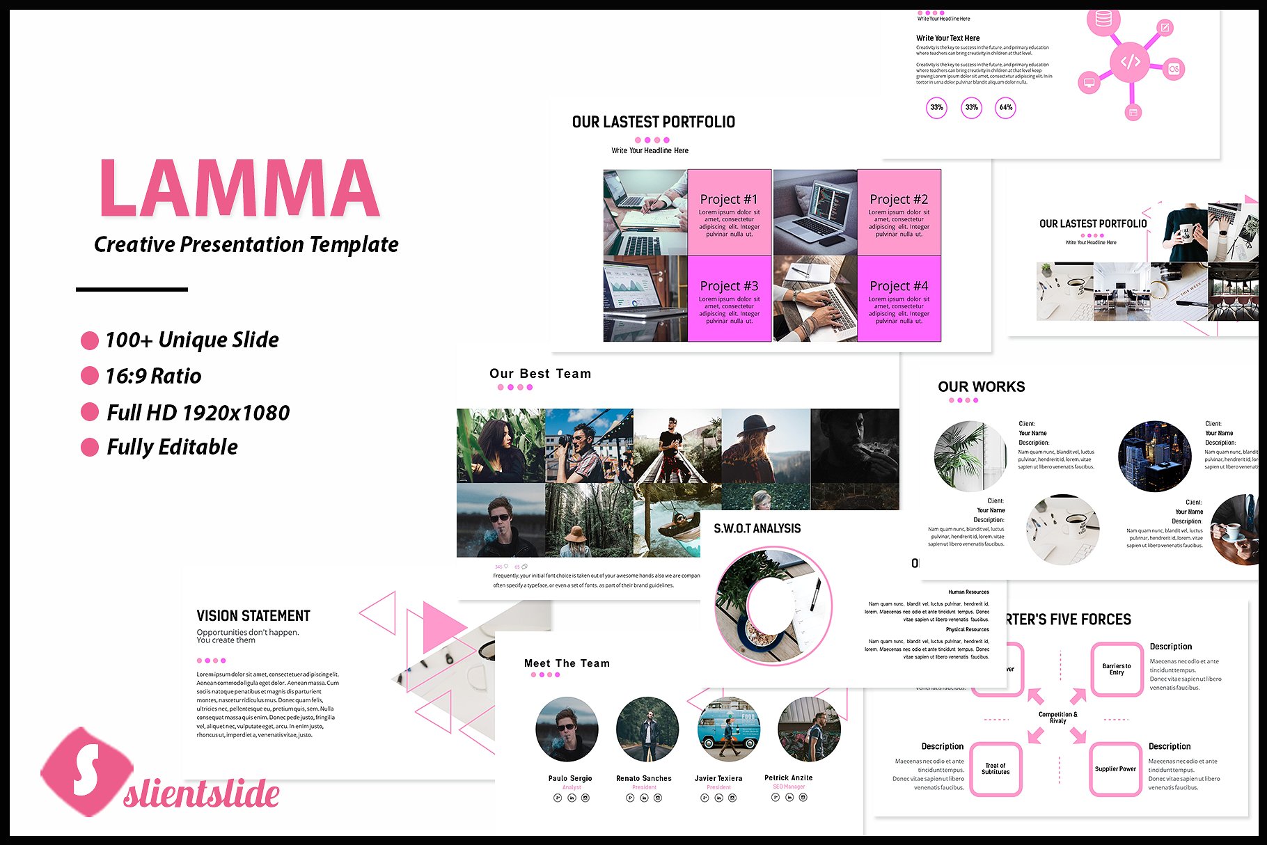 LAMMA业务演示特色ppt模板插图(1)