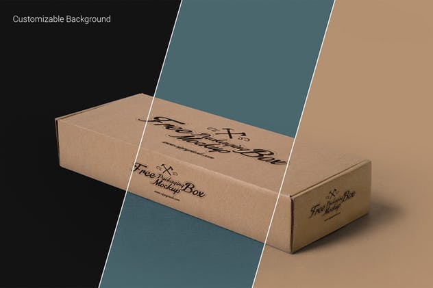 10个矩形包装盒设计样机模板 10 Rectangular Packaging Box Mockups插图(6)