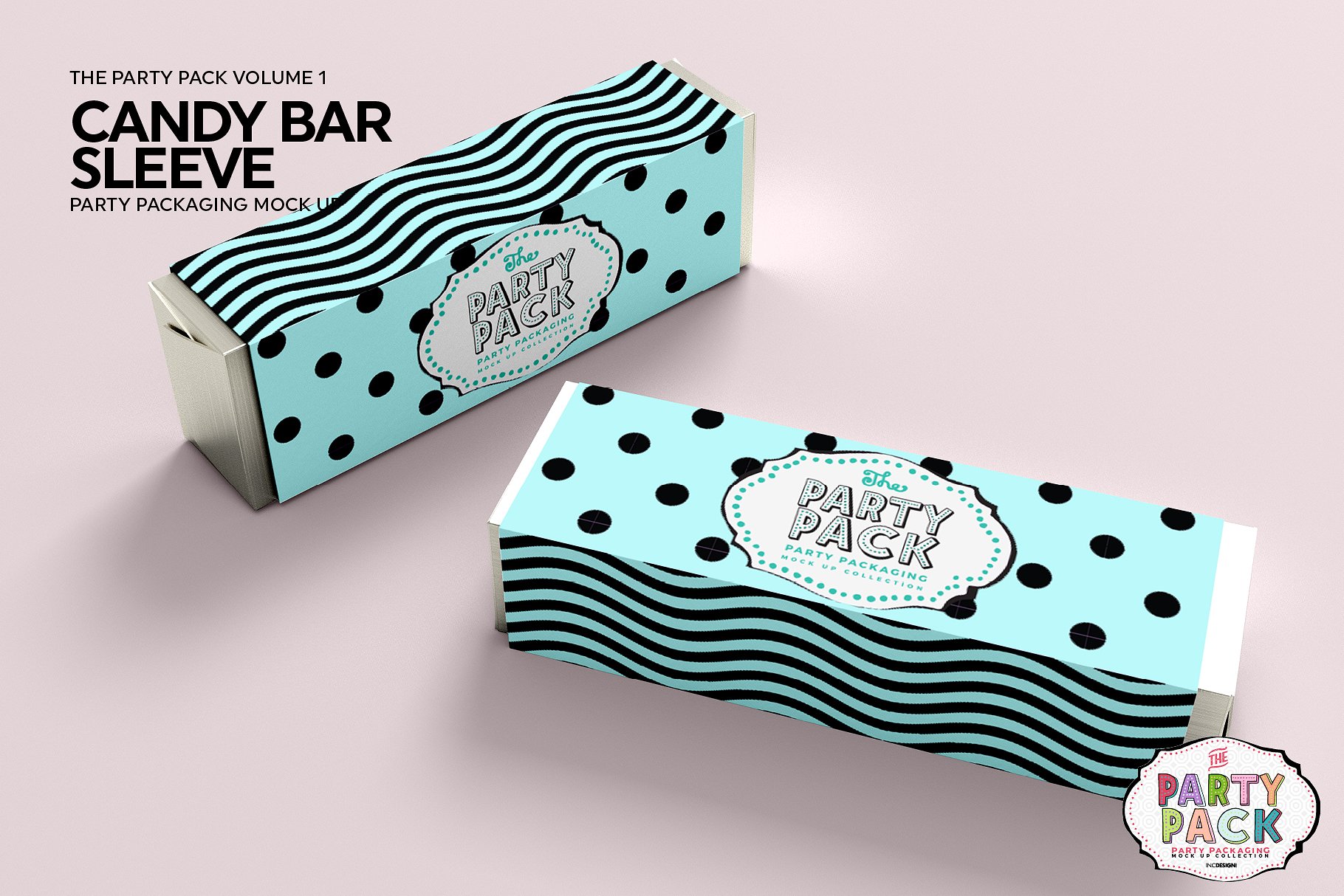 糖果套筒包装展示样机 Candy Bar Sleeve Packaging Mockup [psd]插图(1)