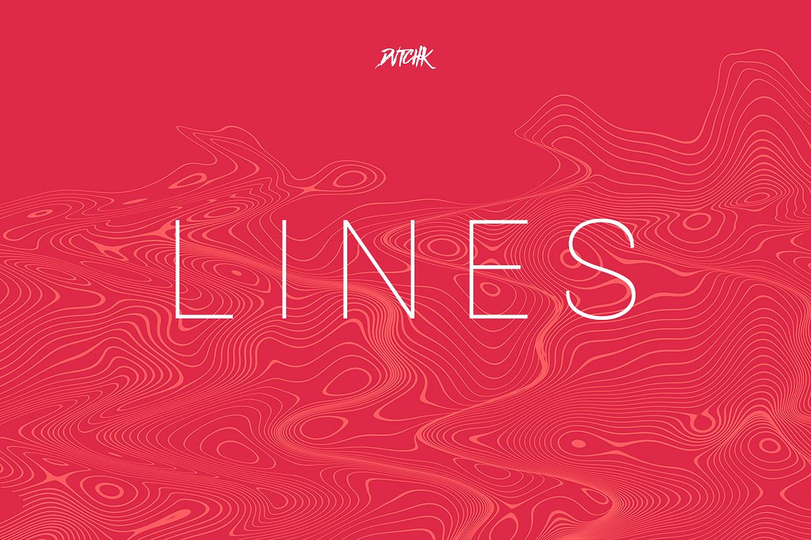 抽象线条波浪背景（第04卷） Lines | Wavy Backgrounds | Vol. 04插图(1)