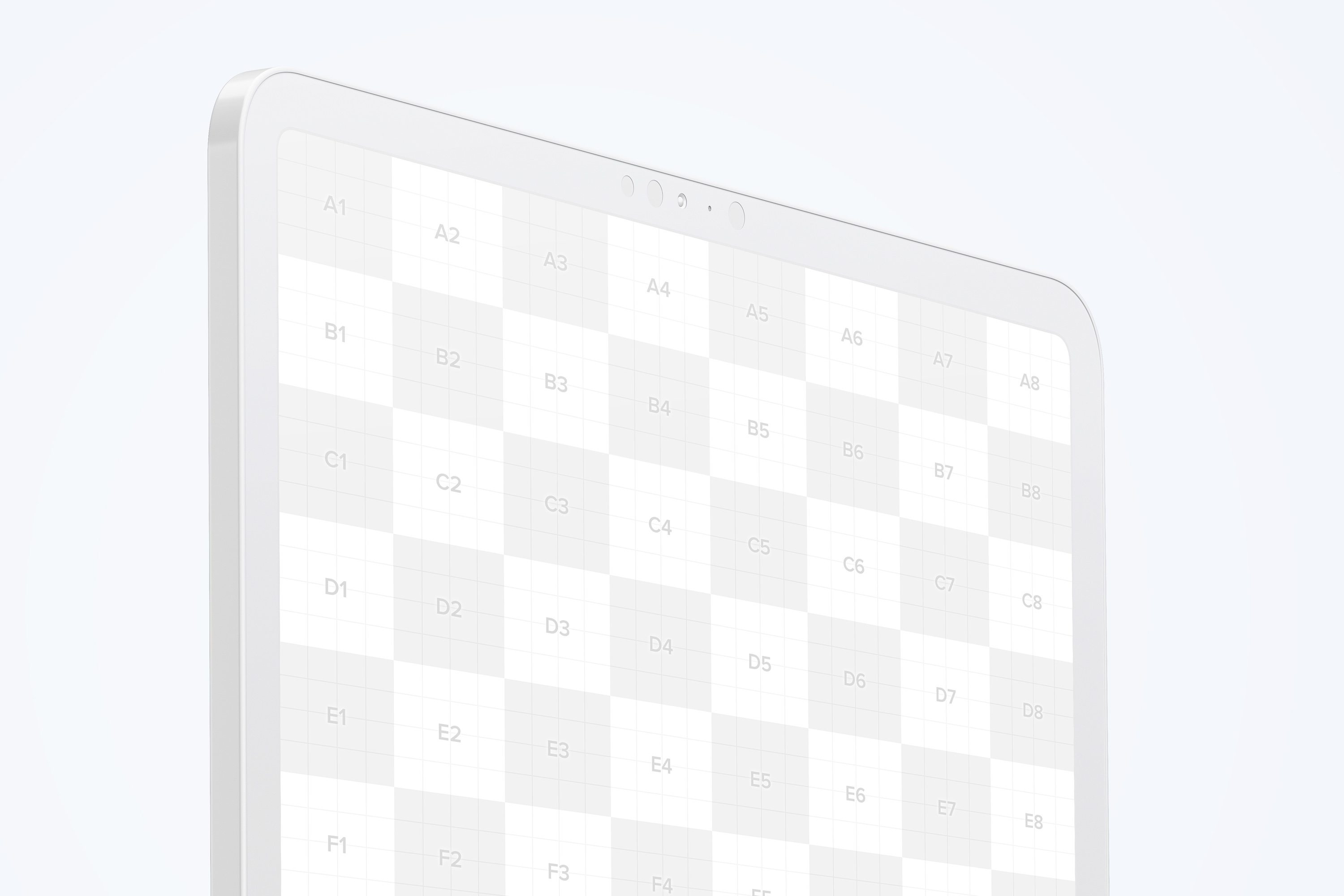 iPad Pro平板电脑屏幕界面设计黏土样机 Clay iPad Pro 12.9” Mockup, Close Up插图1 iPad Pro平板电脑屏幕界面设计黏土样机 Clay iPad Pro 12.9” Mockup, Close Up插图1