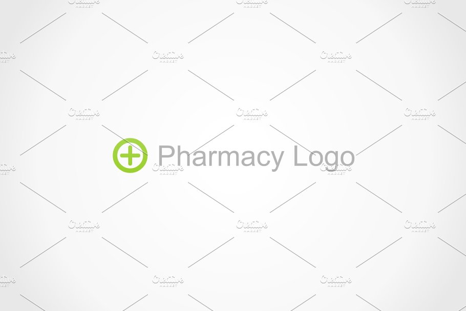 简约的药店/诊所Logo模板插图1