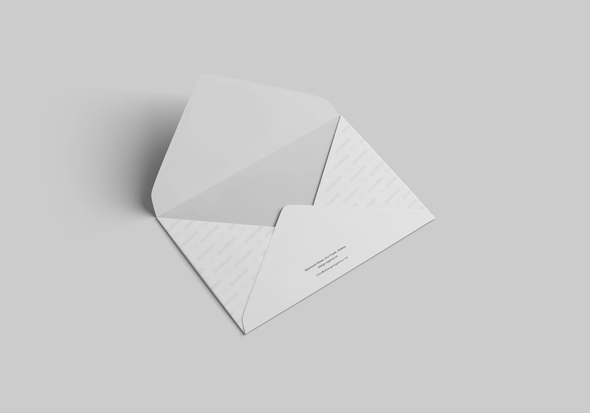 C6信封外观设计样机模板 C6 Envelope Mockup插图(4)