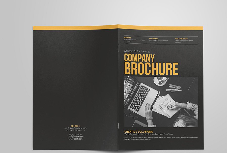 简约实用风格企业画册宣传杂志设计模板v6 Creative Brochure Vol.6插图(6)