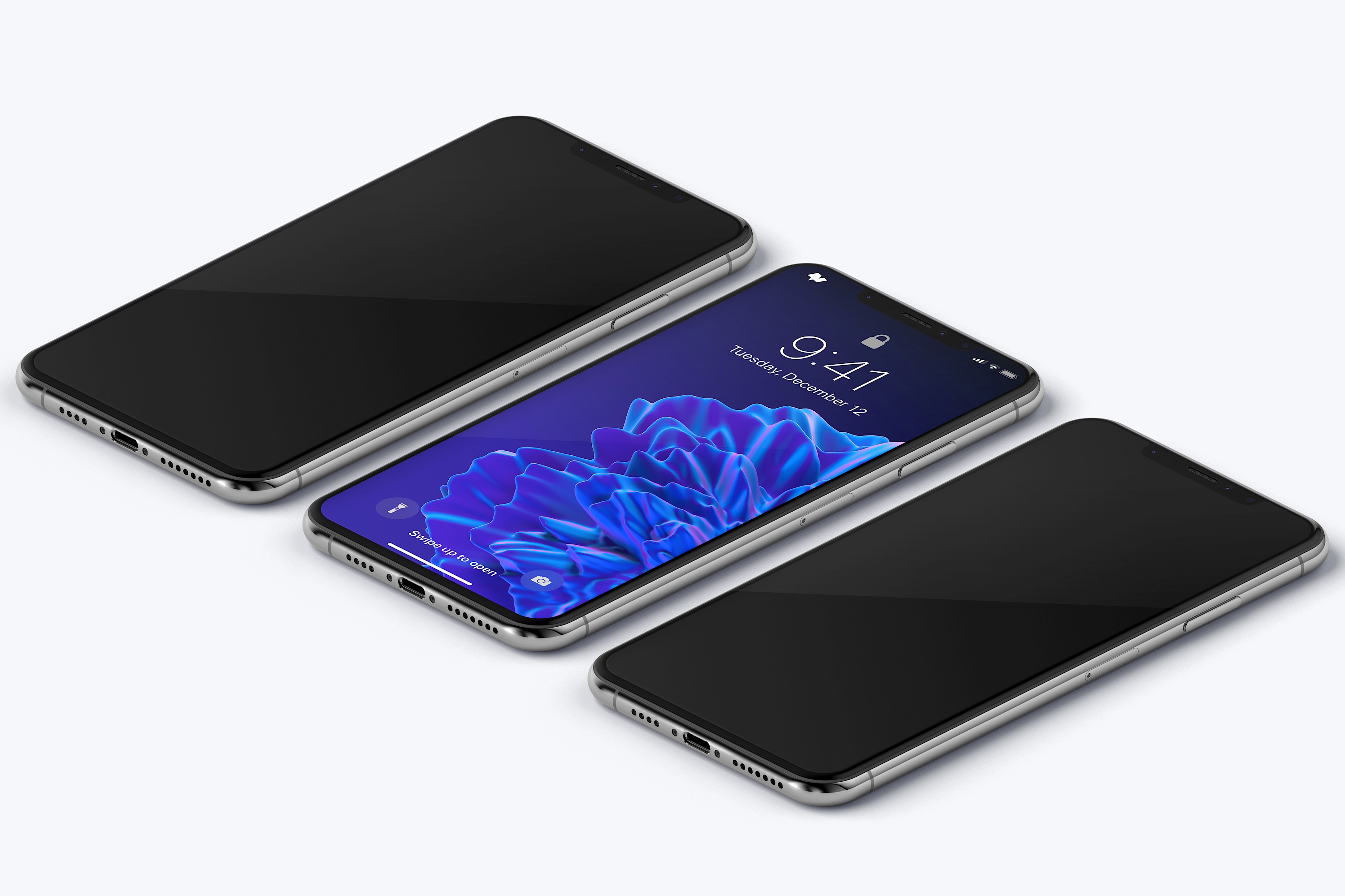 iPhone XS Max手机屏幕预览效果等距右视图样机 iPhone XS Max Mockup, Isometric Right View插图2 iPhone XS Max手机屏幕预览效果等距右视图样机 iPhone XS Max Mockup, Isometric Right View插图2