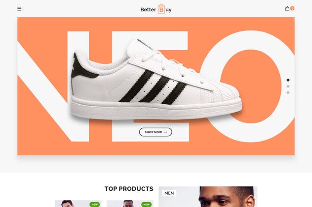 现代化电商网站设计UI套件 Better Buy – E-Commerce PSD UI Kit插图(2)