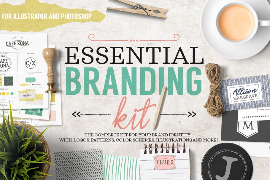 品牌/营销设计素材工具包 Branding/Marketing Kit插图