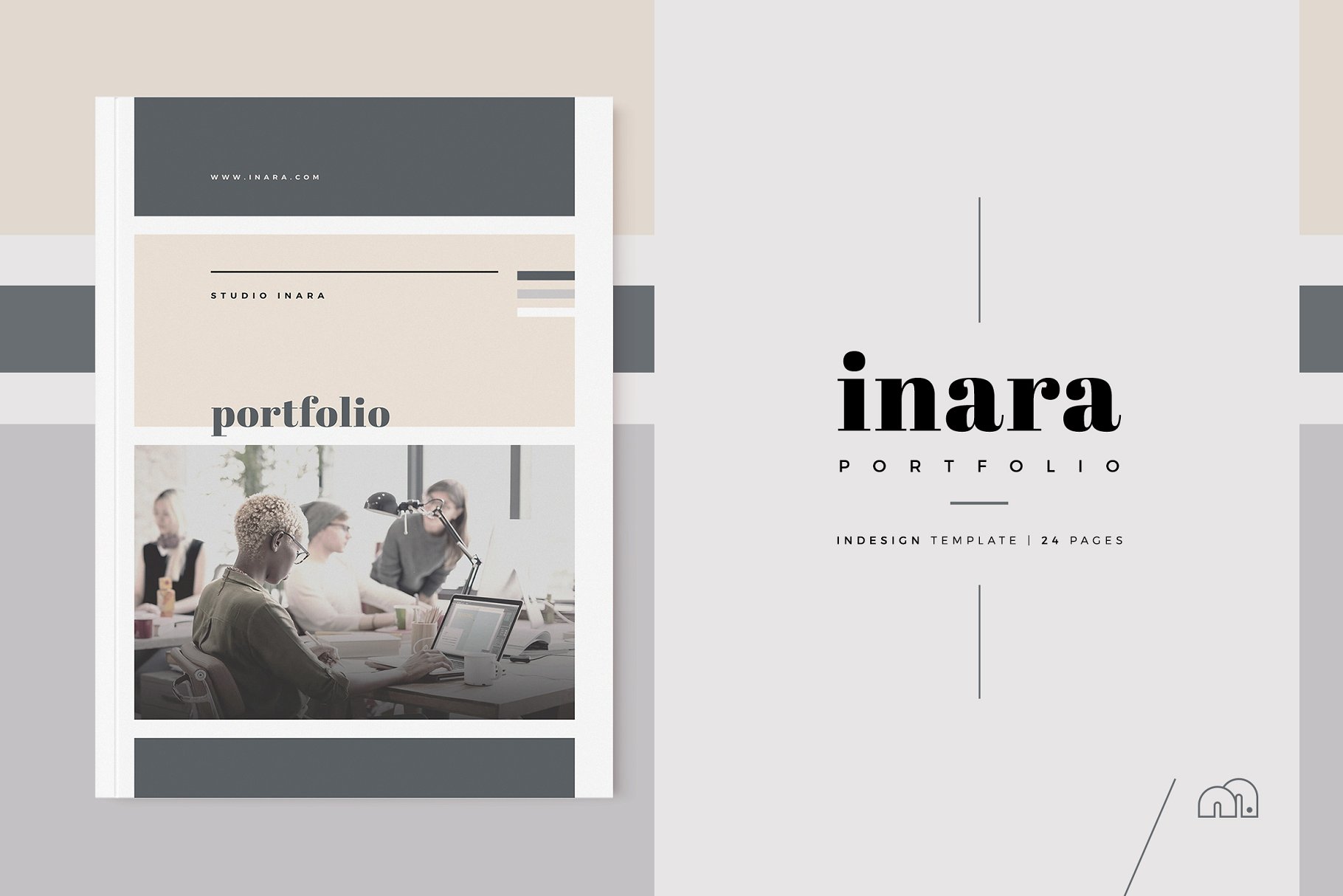 经典通用性企业宣传册设计模板 Portfolio – Inara插图