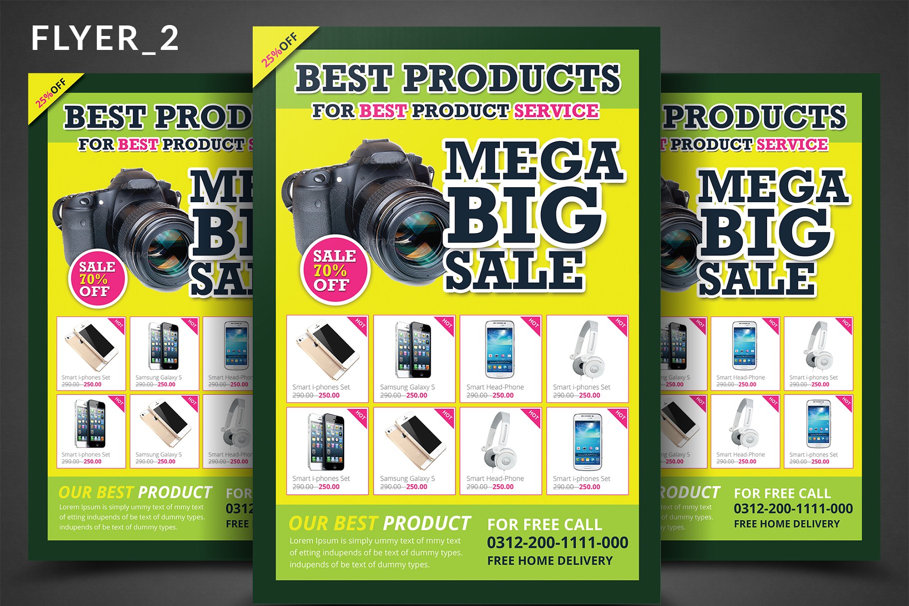 商店产品促销推广宣传传单模板 Product Promotion Flyer Bundle插图(2)