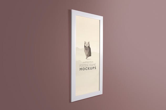 现代简约风室内橱窗艺术框架样机 Gorgeous Frame Mockups插图(3)