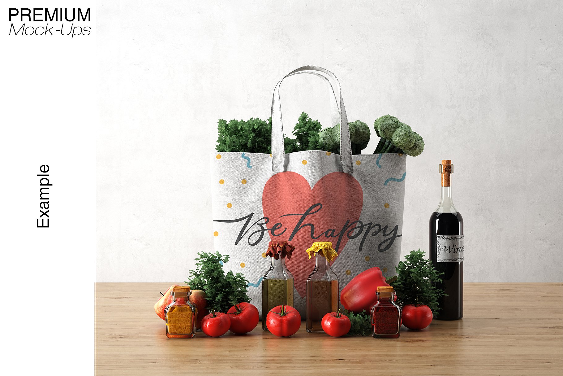 手提帆布环保袋展示样机下载 Tote Canvas Bag Mockups [psd]插图(16)