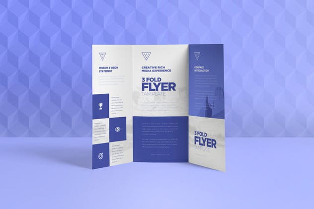 三折页广告营销传单设计模板 3 Fold Flyer Design Template插图(2)