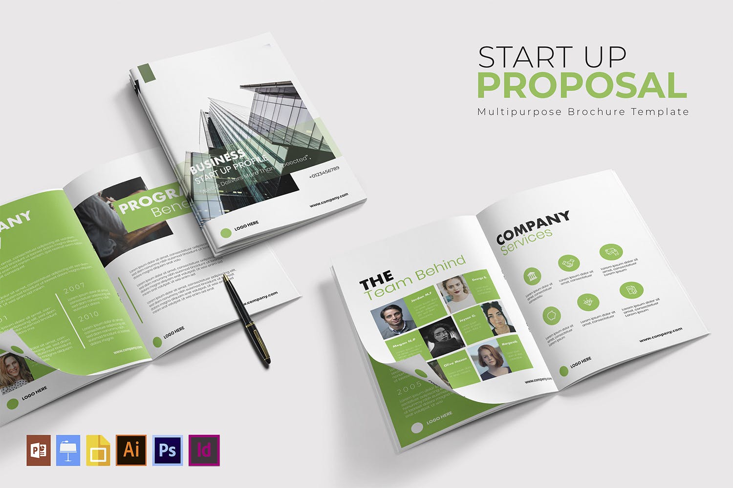 项目招标企业简介画册设计模板 Start Up | Proposal插图3