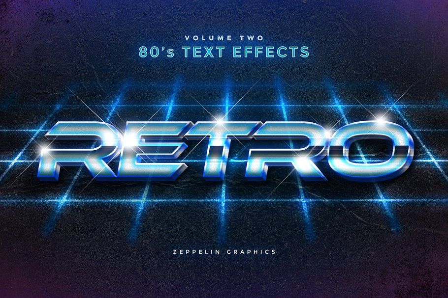 80年代文本图层样式 80s Text Effects插图10