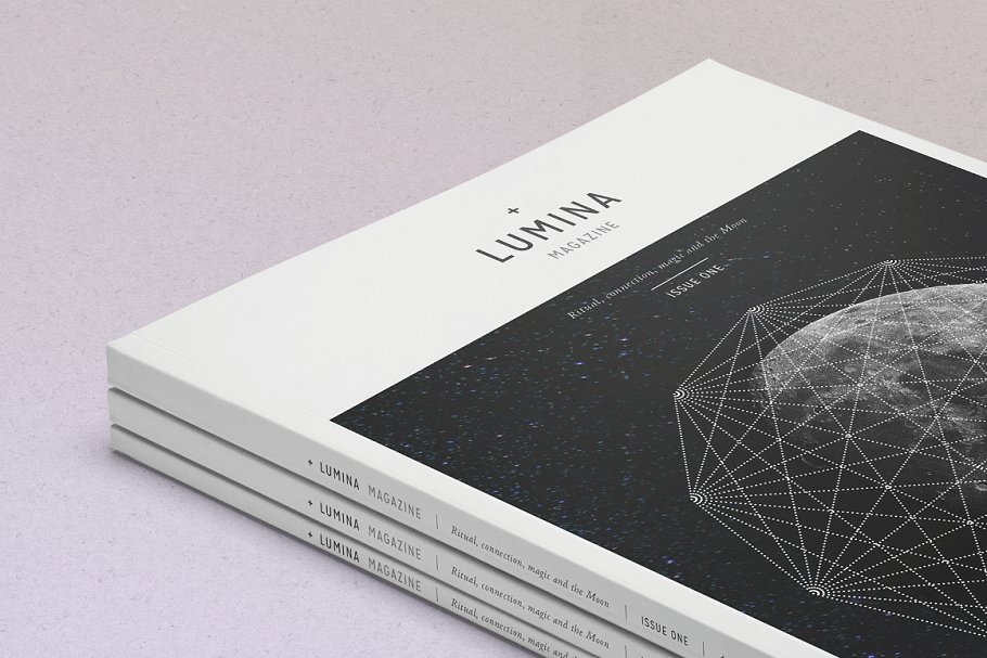 太空大自然主题杂志模板 LUMINA Magazine插图(22)