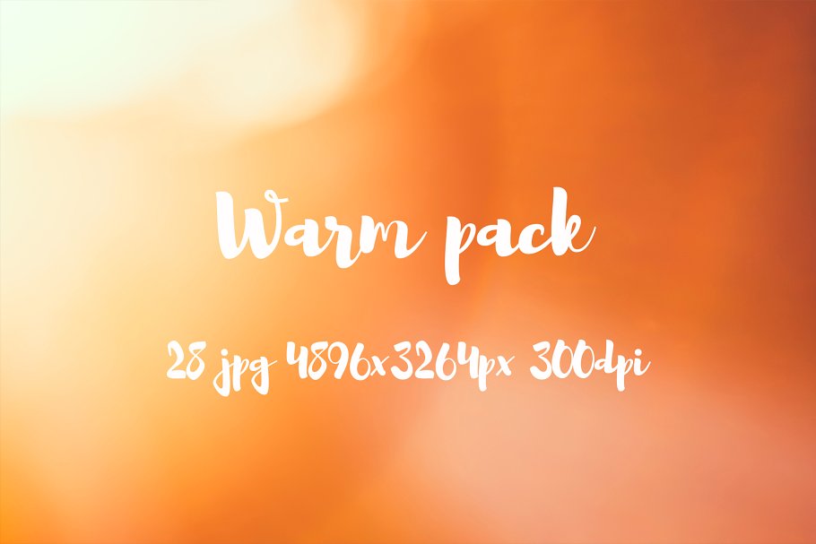 高质量温暖阳光色背景素材 Warm backgrounds pack插图(11)