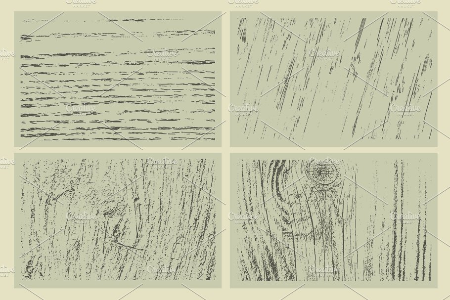 20款木板树纹材质纹理 20 Wood & Plank Textures – VES08插图(1)