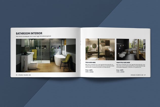 A5尺寸产品目录产品手册设计模板素材 A5 Modern Catalogue Template插图11