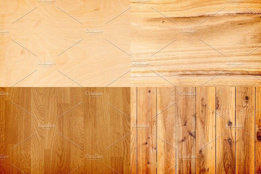 逼真实木木纹背景素材合集v3 Wood Textures Pack 3插图(1)