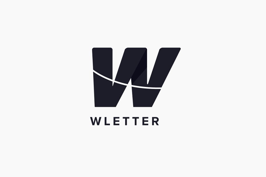 创意字母Logo模板系列之字母W W Letter Logo Template插图3