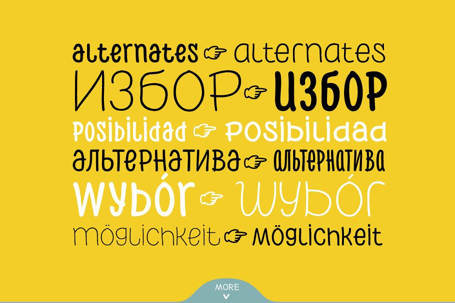 96种不同手工英文字体及图标集合 96 Handmade Fonts插图(4)