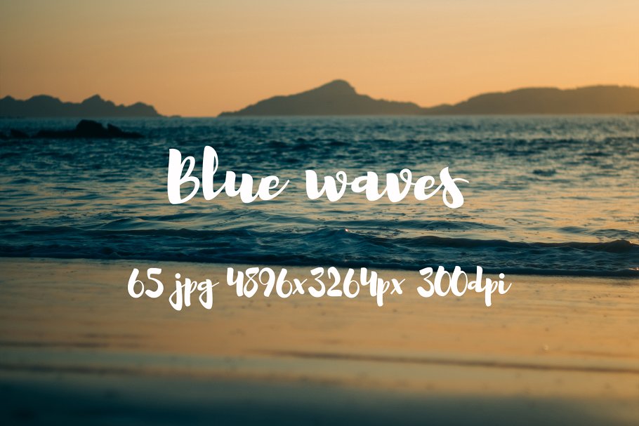湖光山色高清照片素材 Blue waves photo pack插图13