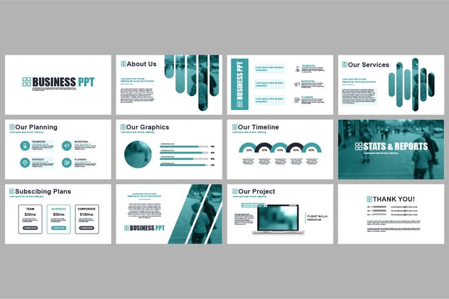 企业市场营销报告PPT演示模板素材 Powerpoint Templates插图5