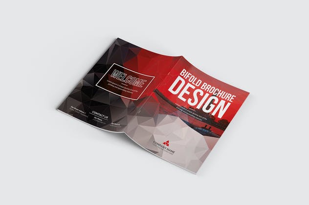 企业画册策划方案设计模板 Bifold Brochure插图1