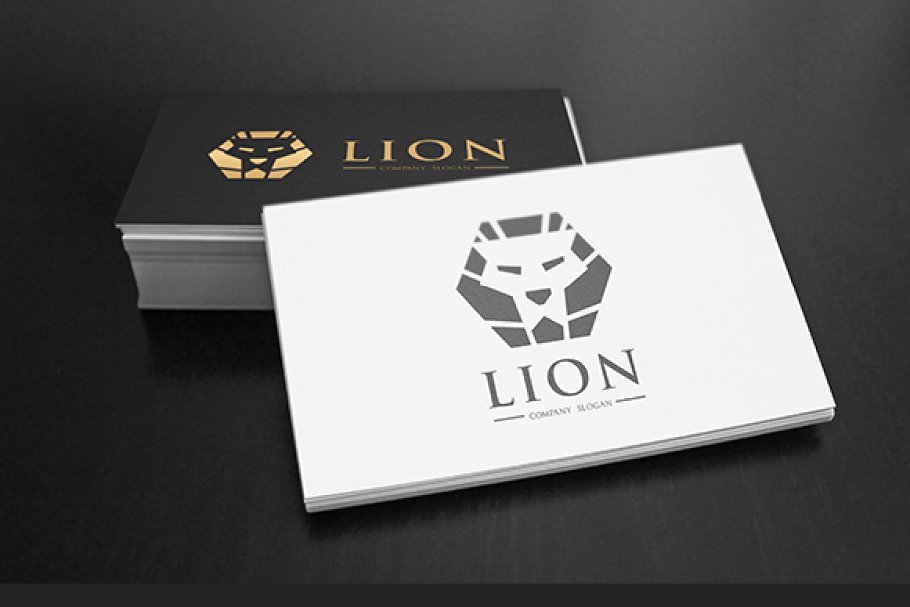 狮子图形Logo模板 Lion Logo插图2