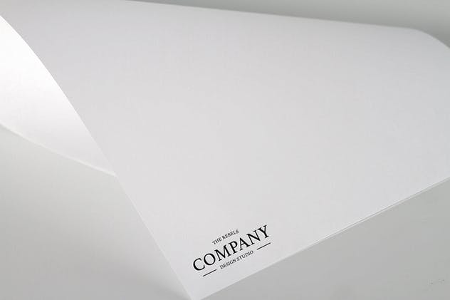 纸张印刷品Logo标志样机模板v1 Paper Logo Mock Up Pack vol 01插图(2)