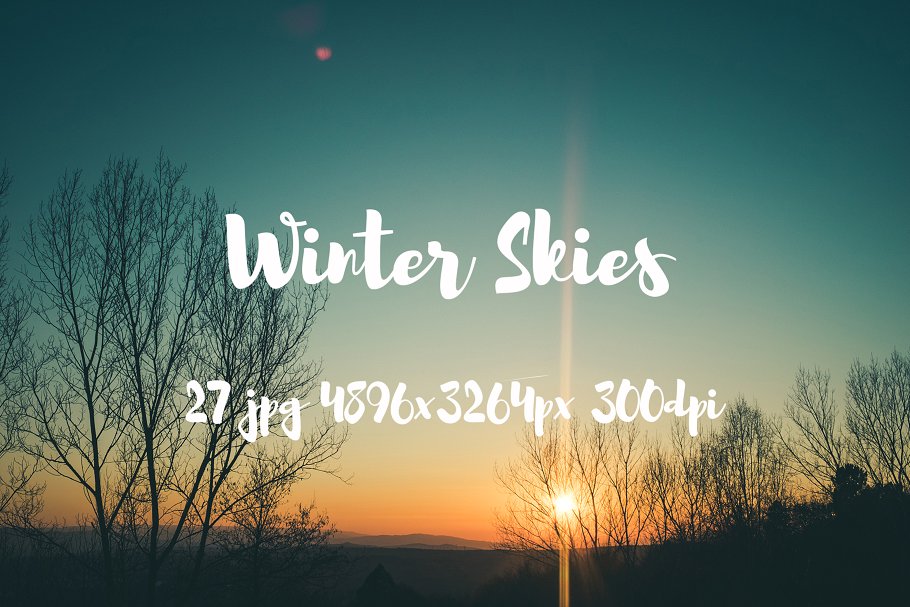 冬季天空照片素材合集 Winter skies photo pack插图(14)