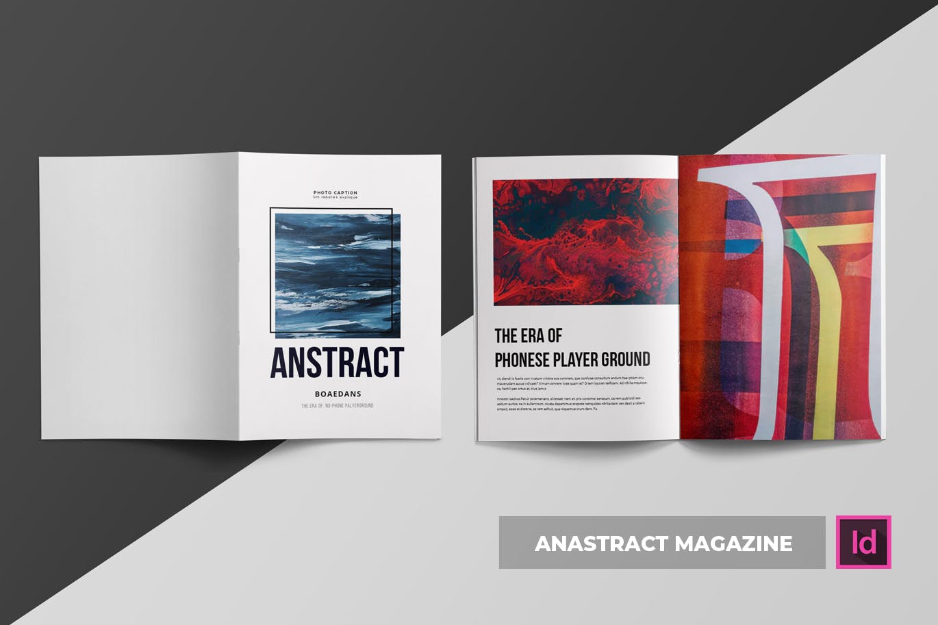 简约企业杂志版式设计模板 Anastract | Magazine Template插图(3)