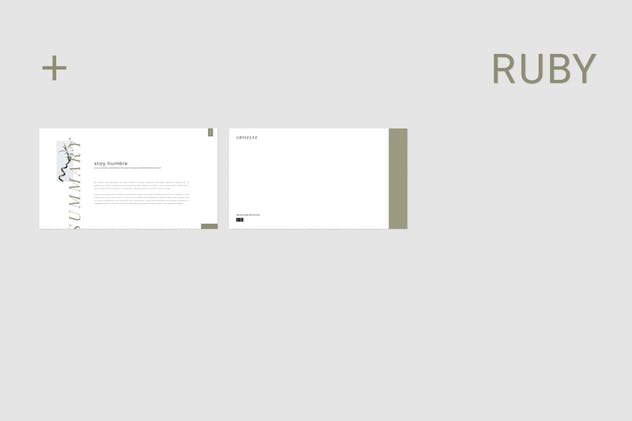 极简主义家居生活主题Google Slides品牌幻灯片模板 Griselle Google Slides插图9