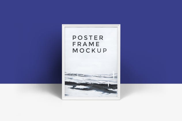 创意海报设计预览相框样机模板 Poster Frame Mockup插图(5)