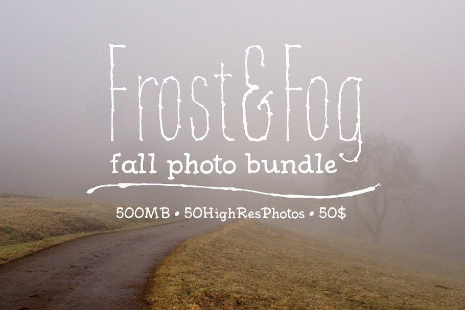 霜降和大雾高清照片合集 Frost&Fog Photo Bundle插图