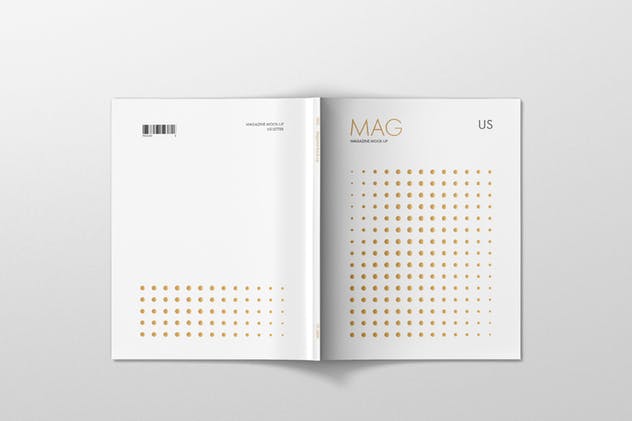 高级时尚杂志样机模板 Magazine Mockup – US Letter 8.5×11 inch插图(6)