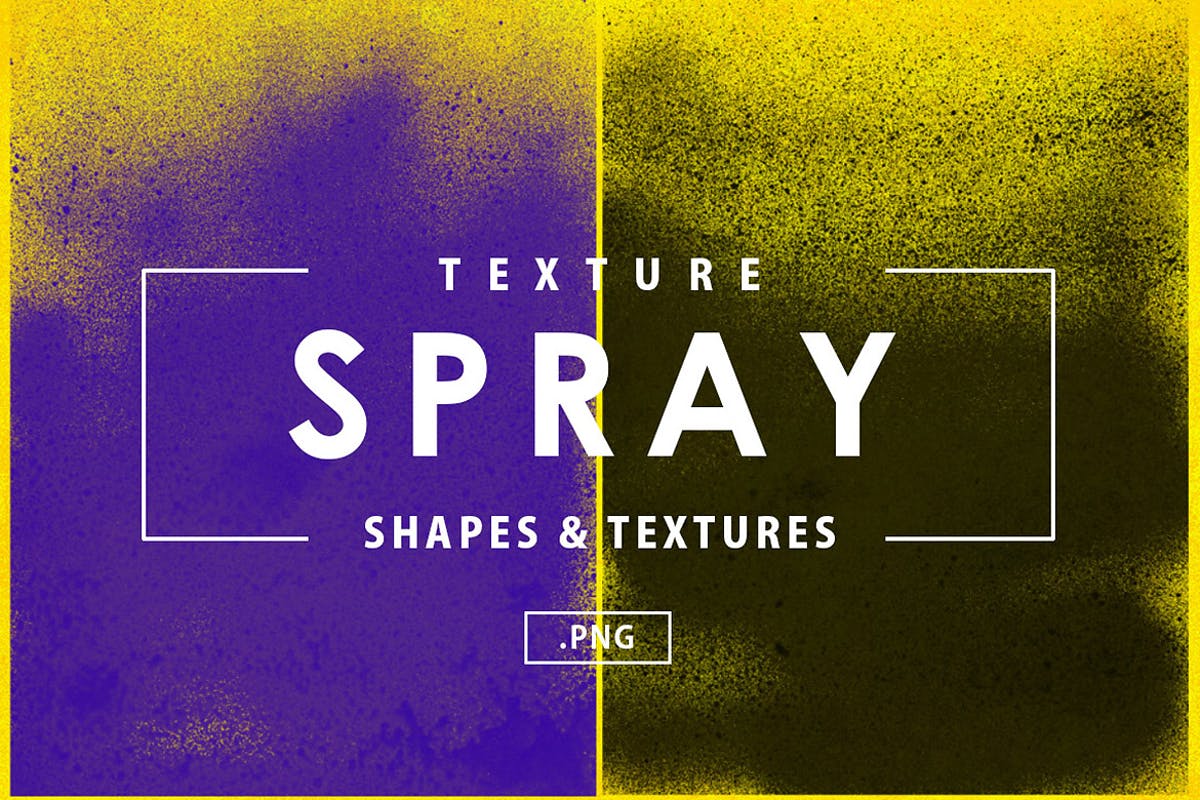 12款喷墨艺术斑点背景纹理 12 Spray Textures插图