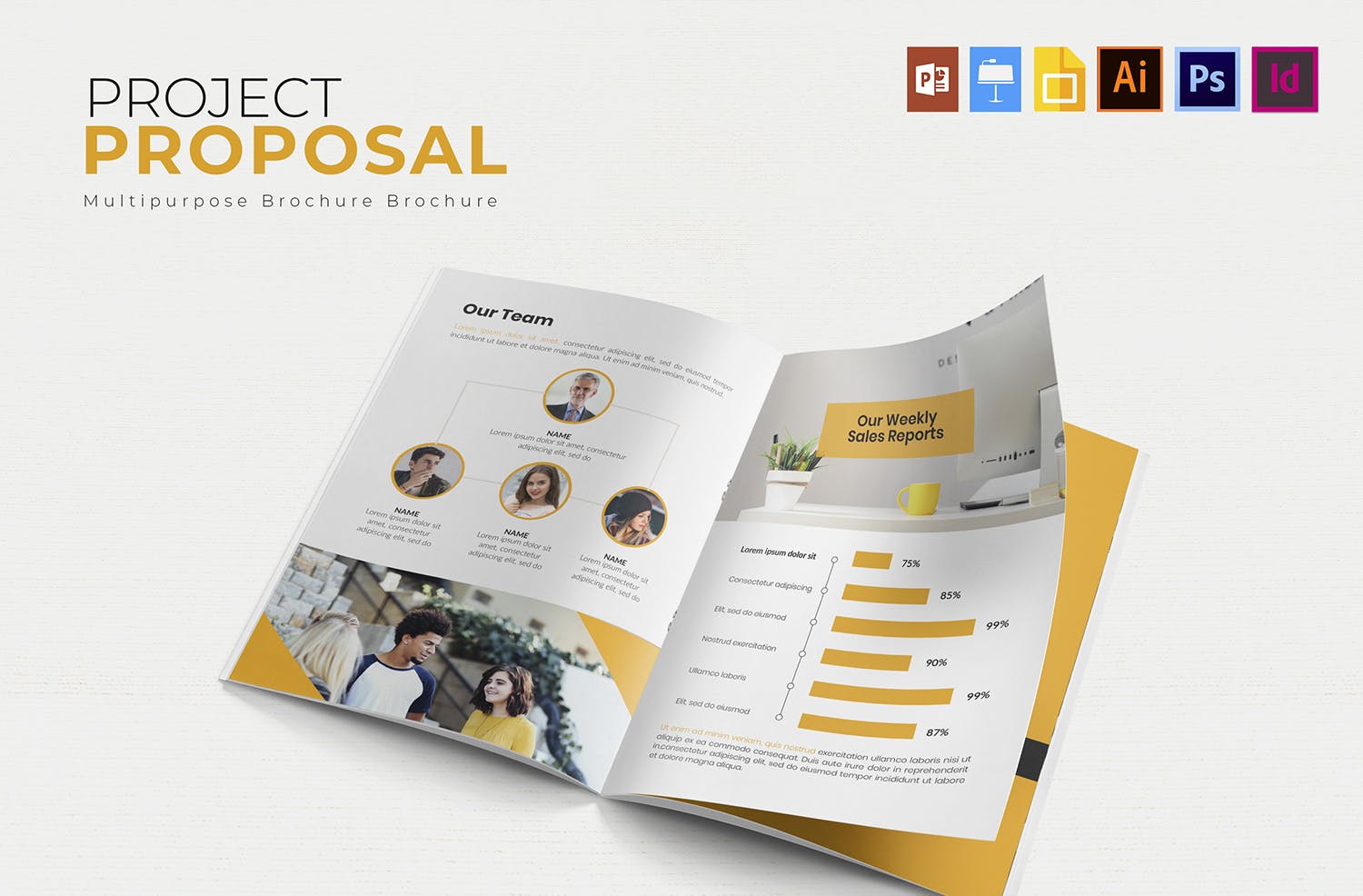 项目建议书/提案设计模板 Project | Proposal插图(2)