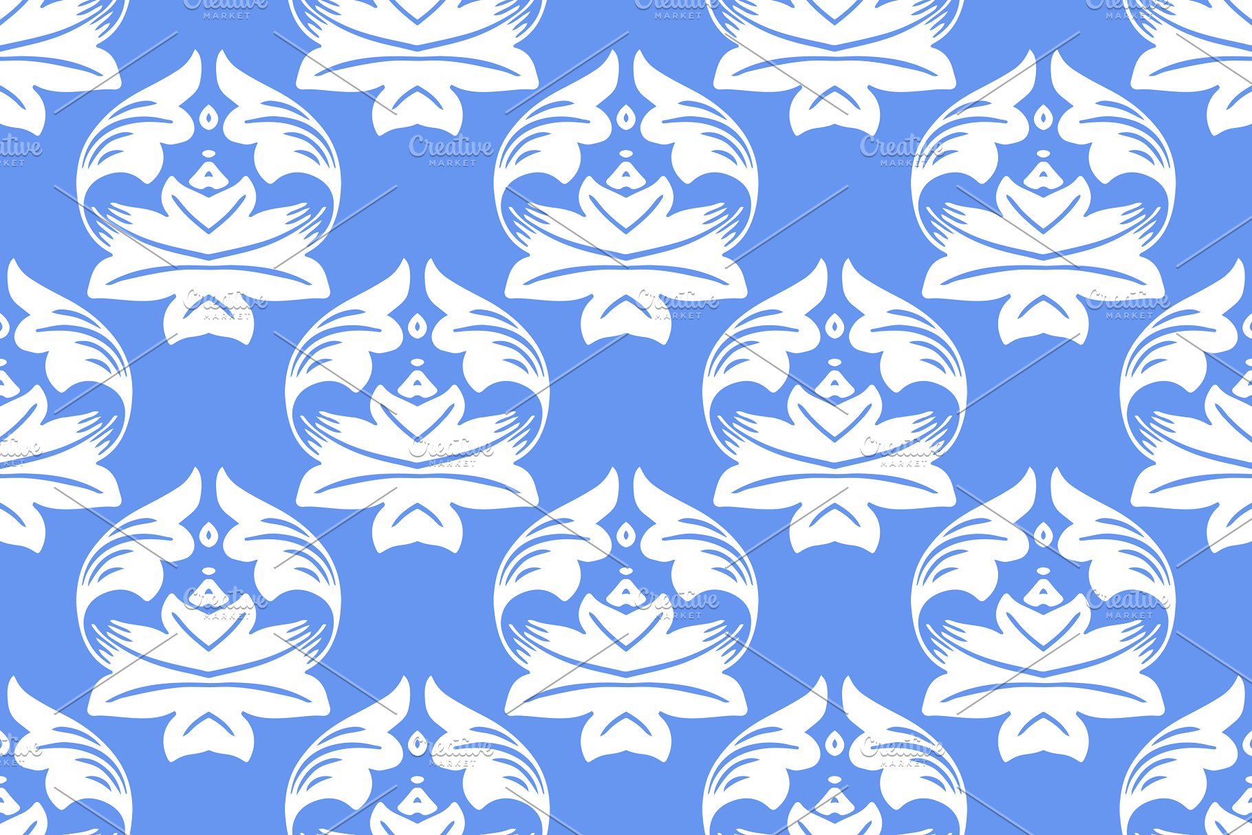 60种颜色1440种锦缎图案纹理[3GB] 1,440 Damask Patterns in 60 Colors插图(13)