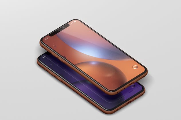 高品质iPhone XR智能设备样机 Phone XR Mockup插图(11)